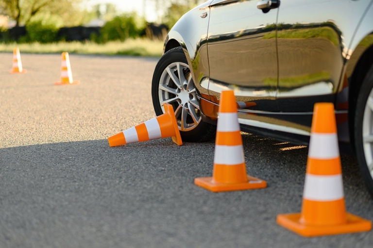 élève qui passe son permis de conduire